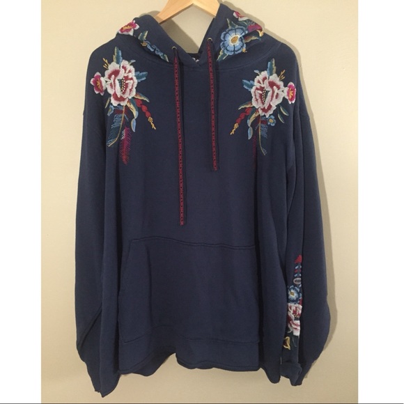 Sold Johnny Was Darielle Embroidered Hoodie - Picture 3 of 6